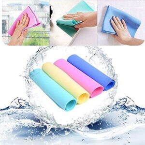 Magic Drying Towel Reusable Water Absorbent Multipurpose Cleaning Cloth for Kitchen, Glass Windows