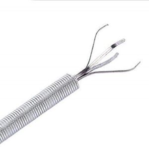 Stainless Steel Hair Catching Drain Cleaner Wire Spring Sink Cleaning Stick (Silver; 59.5 cm)