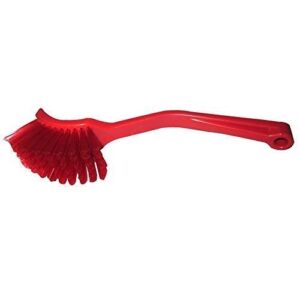 Plastic Kitchen Sink Cleaning Brush -Set of 1- Wash Basin / Toilet Seat / Dish Brush (Multicolor)