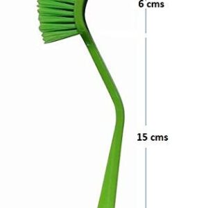 Multipurpose Cleaning Brush| Sink, Wash Basin Cleaning Brush with Plastic Handle Pack of 1 (Multicolor)