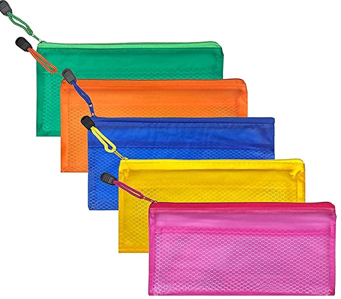 File Folders, Small Size, for School Office Supplies, Travel Storage Bags, Document, Cosmetics, Receipts