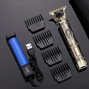 SUMEH Hair Trimmer For Men Buddha Style Trimmer, Professional Hair Clipper, Adjustable Blade Clipper, Shaver For Men, Retro Oil Head Close Cut Trimming Machine, 1200 mah battery (Buddha)