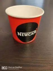 SUMEH Disposable Paper Cup 150ML pack of 100pc, Tea, Cofee Paper cup for office and party use, biodegradable paper cups newcafe print 150ML, printed paper cups 150ML pack of 100pc