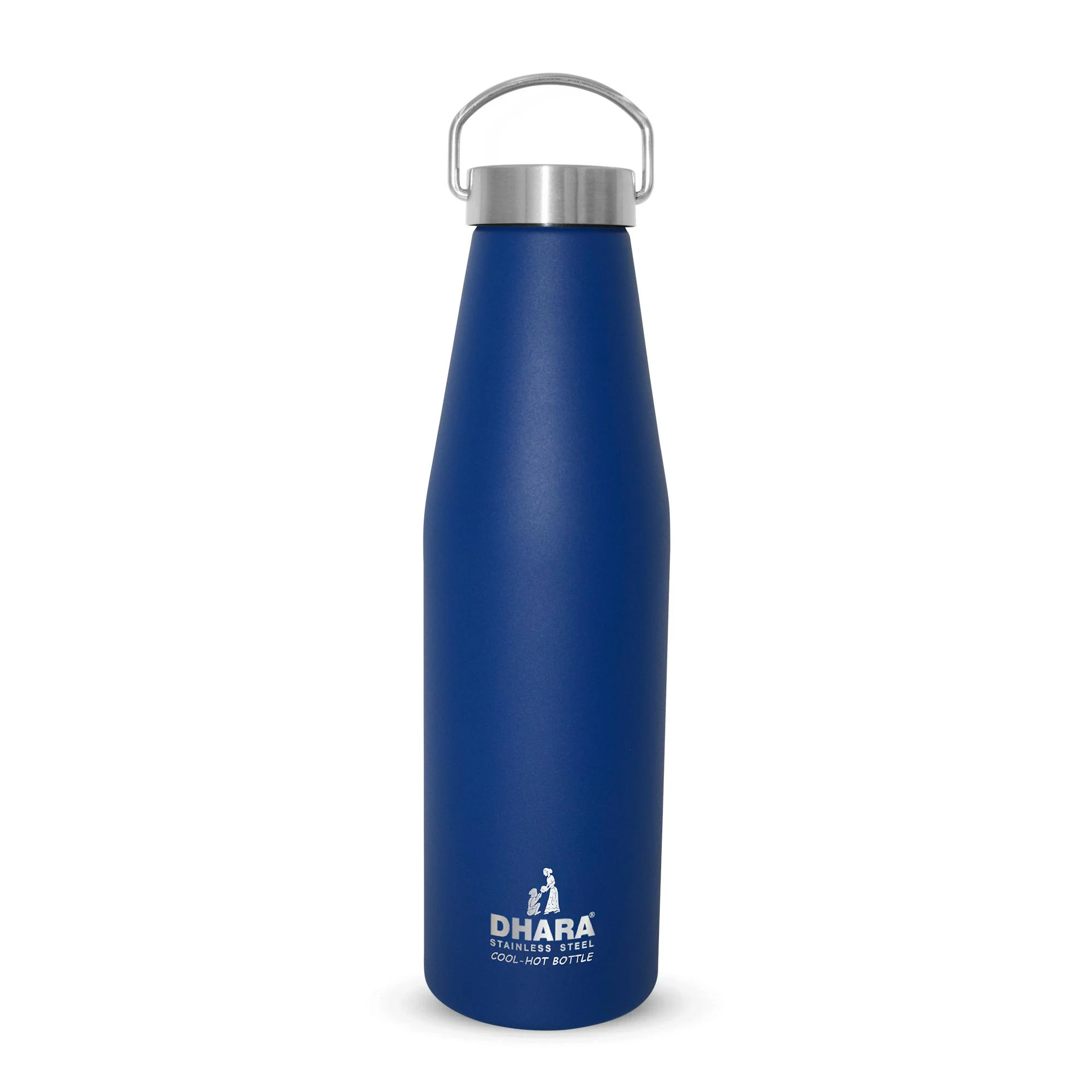 Dhara Stainless Steel Yes 24 Plus Vacuum Insulated Thermosteel Bottle 750 ml Blue | Double Wall | 24 Hours Hot or Cold Flask | Thermos Bottle for Tea and Coffee | Insulated Bottle for Hot Water