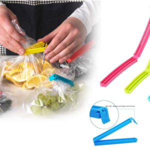 SUMEH 6 Pcs of large, Medium, Small Plastic FOOD BAG CLIP  (Set of 18, Multicolor)