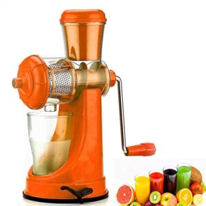 Nirlon Hand Juicer for All Types of Modern Fruit & Vegetable with Steel Handle Vacuum Locking System,Shake, Smoothies, Travel Juicer for All Fruits
