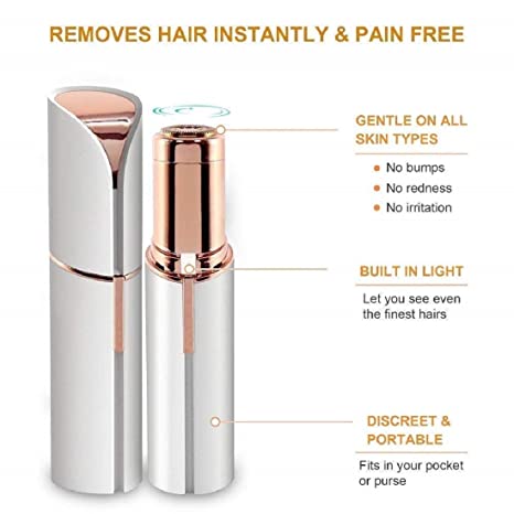 Facial Hair Removal Machine for Women - Chin, Cheek, Eyebrow, Upper Lip  Hair Remover for Women - Lipstick Shaped and Easy to Carry - Sumeh