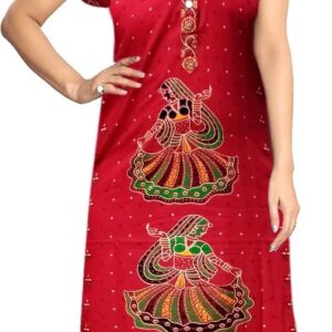 Women Cotton Printed Maxi Nighty Nightdress