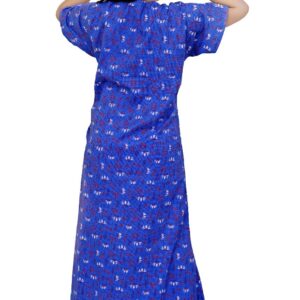 Women Cotton Printed Maxi Nighty Nightdress