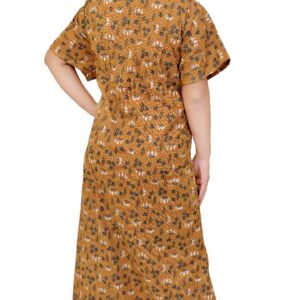 Women Cotton Printed Maxi Nighty Nightdress