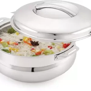 Dhara Ultra Insulated Stainless Steel Serving Hotpot Casserole (4000Ml)