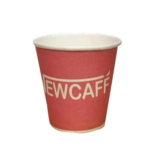 SUMEH Disposable Paper Cup 150ML pack of 100pc, Tea, Cofee Paper cup for office and party use, biodegradable paper cups newcafe print 150ML, printed paper cups 150ML pack of 100pc