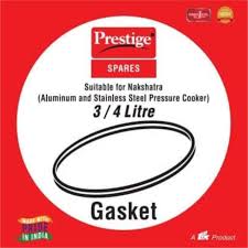 Prestige Nakshatra Inner Lid Pressure Cooker Gasket, 3 & 4 Litres – Black
