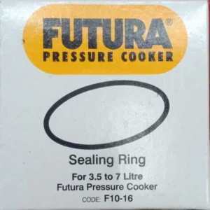 Hawkins Rubber Futura Sealing Ring For 3.5 Litre To 7 Litre Futura Pressure Cookers, Black, Standard (F10-16)