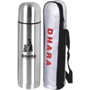 Dhara Stainless Steel 750 ml Steel Bottle  (Pack of 1, Silver)