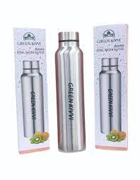 Green Kiwi 600mL Non Insulated Stainless Steel Bottle for Home